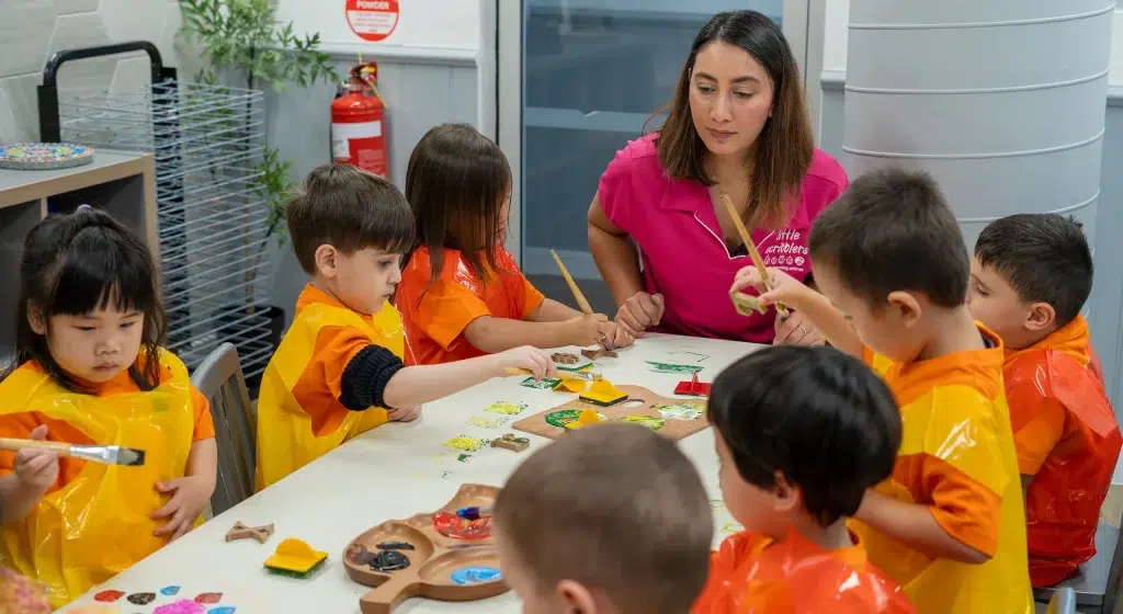 Art class at our early learning centre