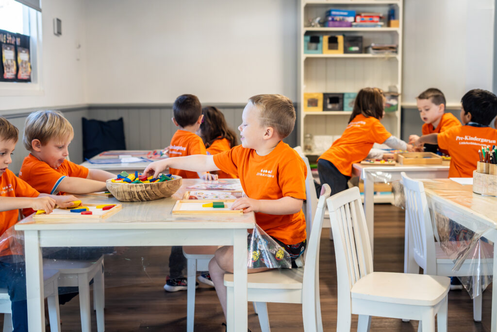 Creative playtime at a high-quality childcare centre in belmore